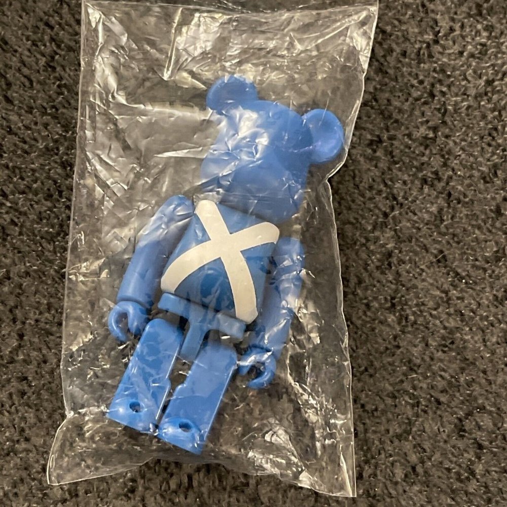 New Medicom Bear brick Bearbrick Mouse Blue  Figure J25